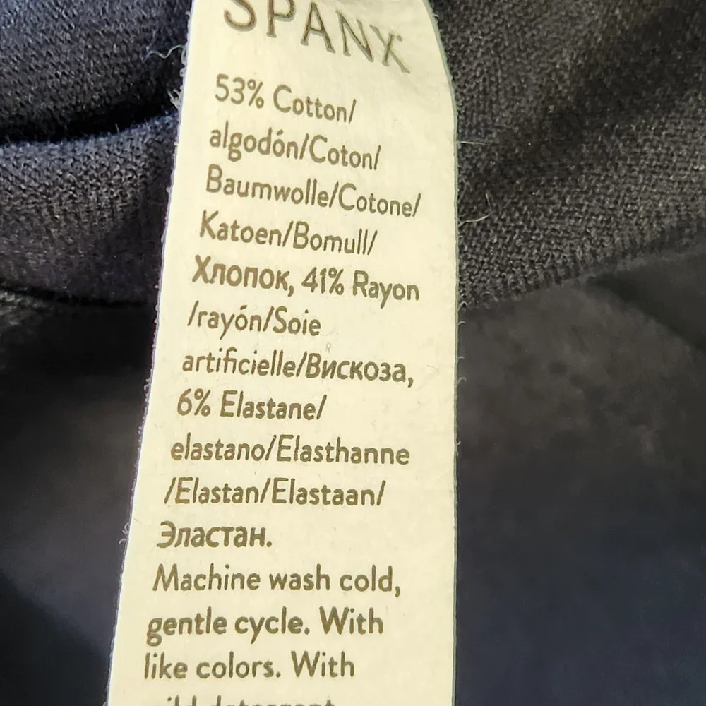 Spanx Womens On The Go Kick Flare Ponte Pants Sz XL Black High Rise Slim 20367R - Picture 9 of 16